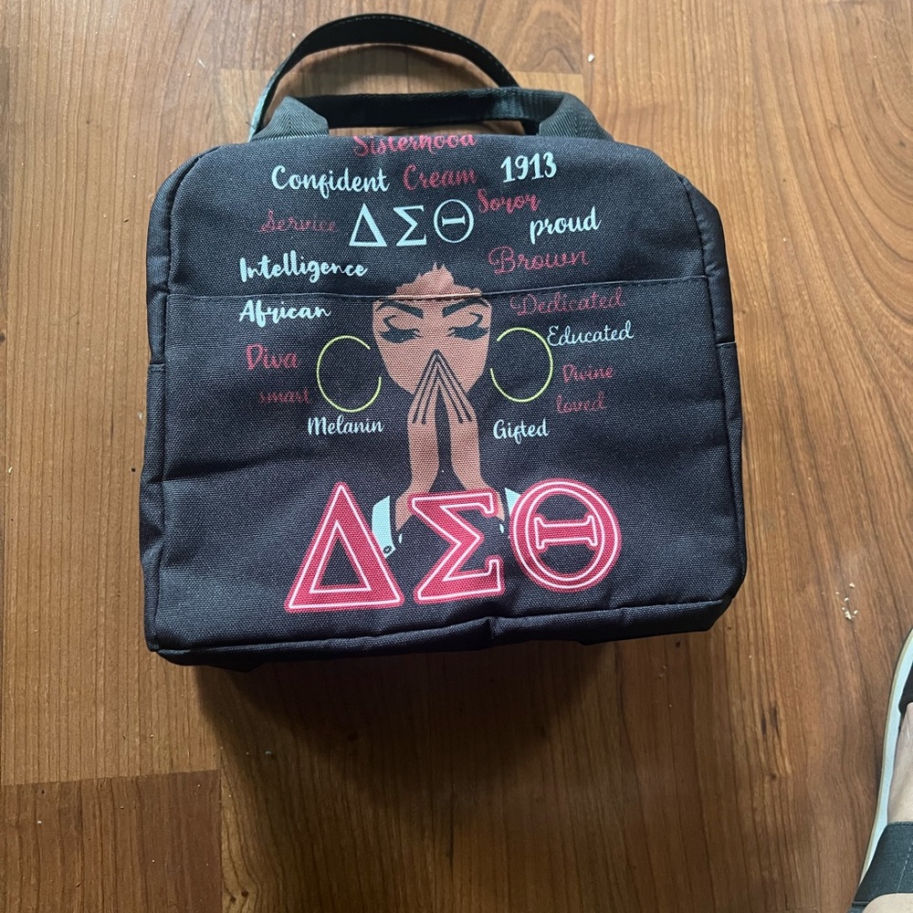 Black and Red Tote Bag